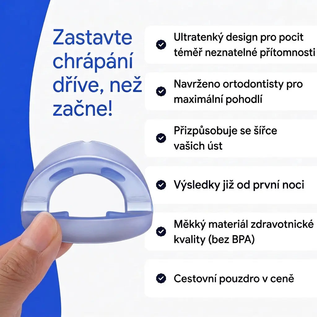 Náustek proti chrápání